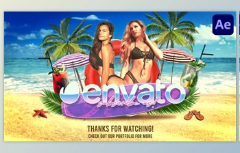 Download Summer Party for After <span class='badge badge-warning'>Effects</span> (Videohive 45856910) - AE Project