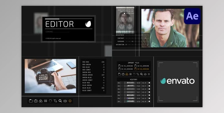 Download Editor for After Effects (Videohive 45856716) - AE Project