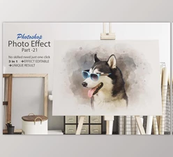 Download Realistic Painting Photo Effect Creativemarket - 11000129