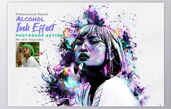 Download Alcohol Ink Photo <span class='badge badge-warning'>Effect</span> <span class='badge badge-warning'>Creativemarket</span> - 10319103