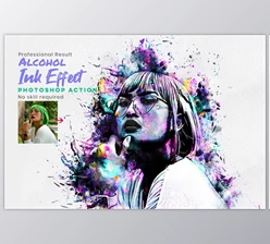 Download Alcohol Ink Photo Effect Creativemarket - 10319103