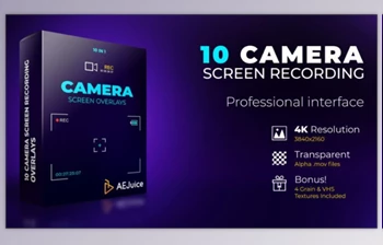 Download <span class='badge badge-warning'>AEJuice</span> Camera Screen Recordings Overlays