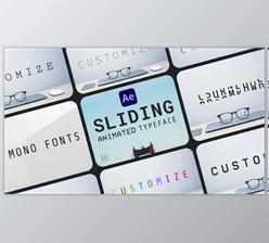 Download Sliding Animated Typeface For After Effects (Videohive 45775934) - AE Project