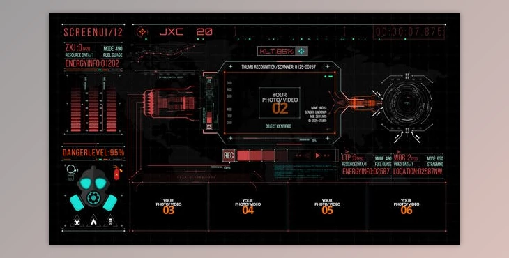 Download HUD700 Screen Info 2 (Videohive 45783999) - AE Project
