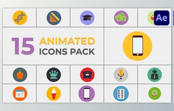 Download Icons <span class='badge badge-warning'>Pack</span> for After Effects (Videohive 45731326) - AE Project