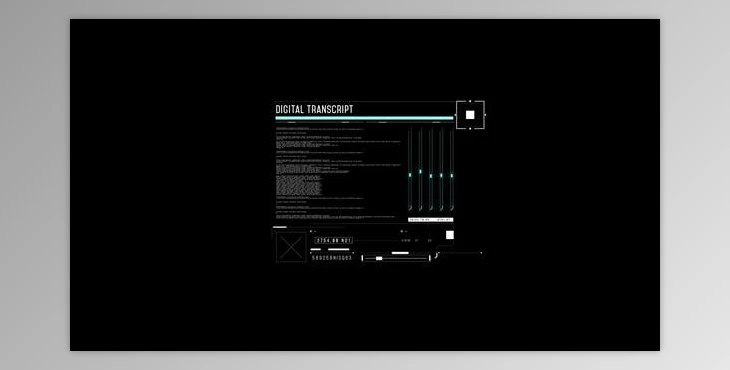 Download HUD Digital Transcription 2 (Videohive 44794278) - AE Project