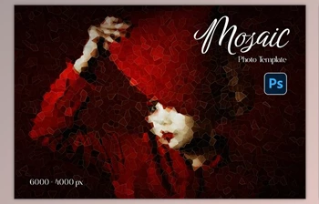 Download Mosaic Photo Template <span class='badge badge-warning'>Creativemarket</span> - 16532810