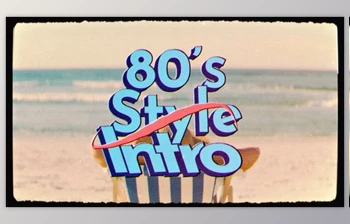 Download 80s <span class='badge badge-warning'>Style</span> Intro (Videohive 45741228) - AE Project