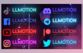 Download Neon Social <span class='badge badge-warning'>Media</span> Lower Thirds (Videohive 44936909)