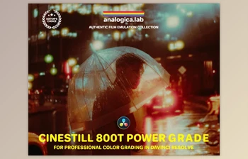 Download Analogica <span class='badge badge-warning'>Lab</span> CINESTILL 800T Power Grade