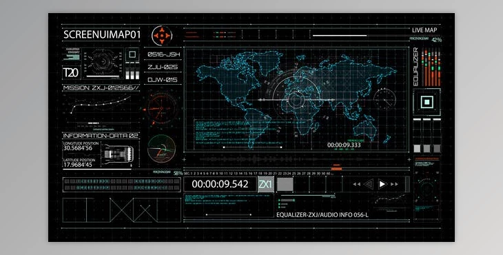 Download HUD700 Screen MAP1 (Videohive 45896334) - AE Project