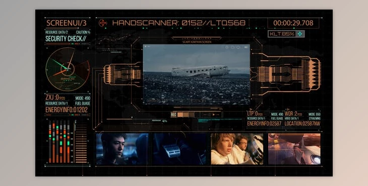 Download HUD700 Screen Info 5 (Videohive 45876606) - AE Project