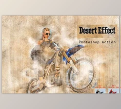 Download Desert Effect Photoshop Action Creativemarket - 17640778