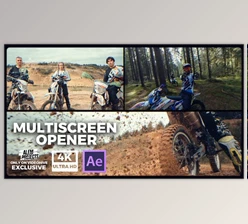 Download Multiscreen Opener – Split Screen Intro – Dynamic Sport Opener (Videohive 45309602) - AE Project