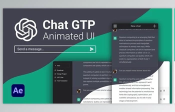 Download AI Chat GPT UI (Videohive 45934455) - AE Project