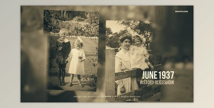 Download History Slideshow (Videohive 45799993) - AE Project