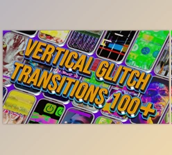 Download 110 Vertical Glitch Transition Pack (Videohive 44937805) - PR Project