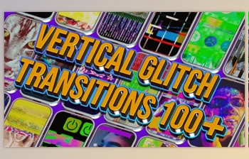 Download 110 Vertical Glitch Transition <span class='badge badge-warning'>Pack</span> (<span class='badge badge-warning'>Videohive</span> 44937805) - PR Project