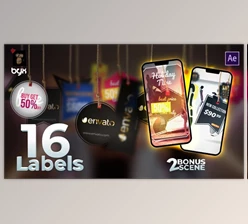 Download Swinging Tags (Videohive 37105746) - AE Project