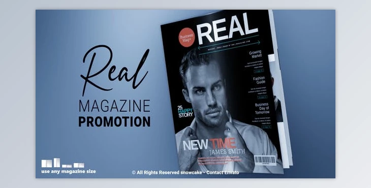 Download Magazine Promotion – Real (Videohive 45903890) - AE Project