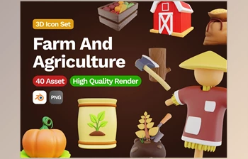 Download <span class='badge badge-warning'>3D</span> Farm And Agriculture <span class='badge badge-warning'>Icon</span> Ui8.net