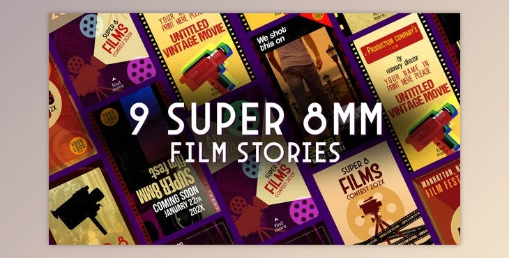 Download Super 8mm Stories (Videohive 45985303) - AE Project