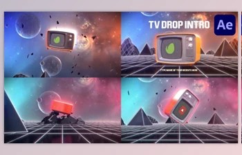 Download TV Drop <span class='badge badge-warning'>Intro</span> for After Effects (<span class='badge badge-warning'>Videohive</span> 45546615) - AE Project