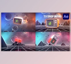Download TV Drop Intro for After Effects (Videohive 45546615) - AE Project