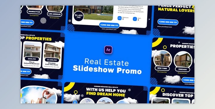 Download Real Estate Slide Promo Template (Videohive 45567908) - AE Project
