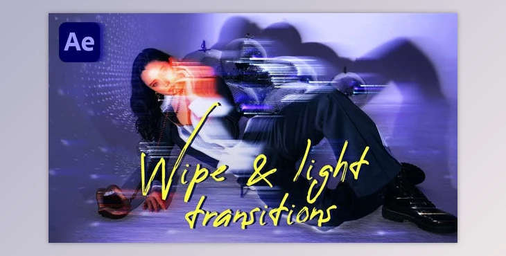 Download Wipe & Light Transitions (Videohive 46001110) - AE Project