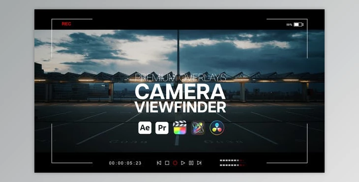 Download Premium Overlays Camera Viewfinder (Videohive 46093184) - AE Project