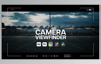 Download Premium Overlays Camera <span class='badge badge-warning'>Viewfinder</span> (Videohive 46093184) - AE Project