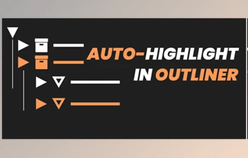 Blender - Download <span class='badge badge-warning'>Auto</span>-Highlight in Outliner v3.8.9