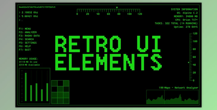 Download Megakrunch – Retro UI Elements 4K