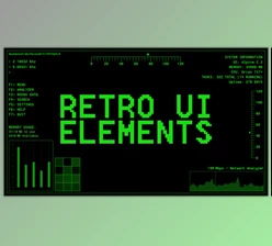Download Megakrunch – Retro UI Elements 4K