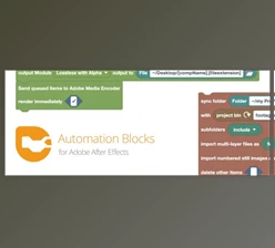 Aescripts - Download Automation Blocks v1.1.013 for After Effects (Win, Mac)