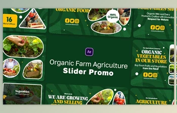 Download Organic <span class='badge badge-warning'>Farm</span> Agriculture Slider Promo (Videohive 46116783) - AE Project