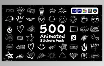 Download Animated Stickers <span class='badge badge-warning'>Pack</span> (Videohive 43507218) - AE Project