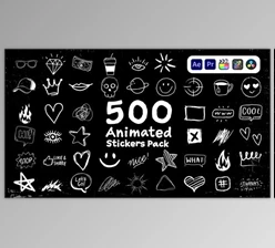 Download Animated Stickers Pack (Videohive 43507218) - AE Project