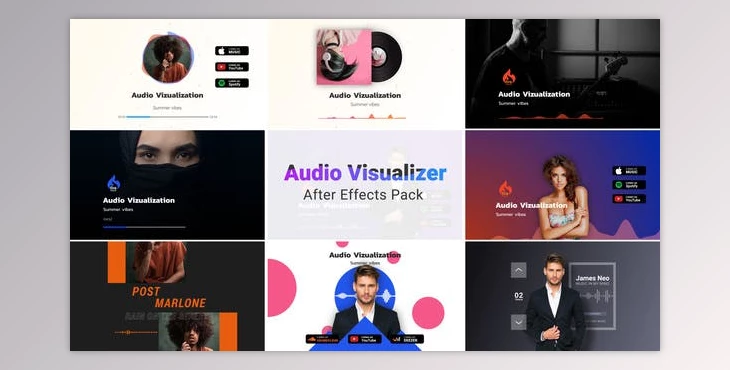 Download Music Visualizer (Videohive 46068974) - AE Project