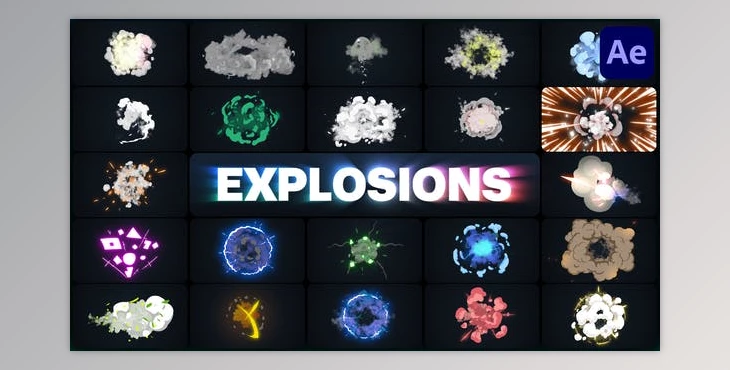 Download Advanced Explosions Pack for After Effects (Videohive 46117909) - AE Project