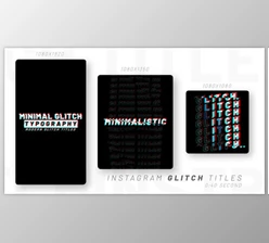 Download Instagram Glitch Titles (Videohive 46111115) - AE Project