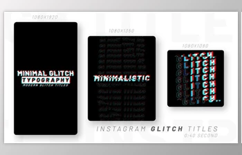 Download Instagram <span class='badge badge-warning'>Glitch</span> Titles (Videohive 46111115) - AE Project