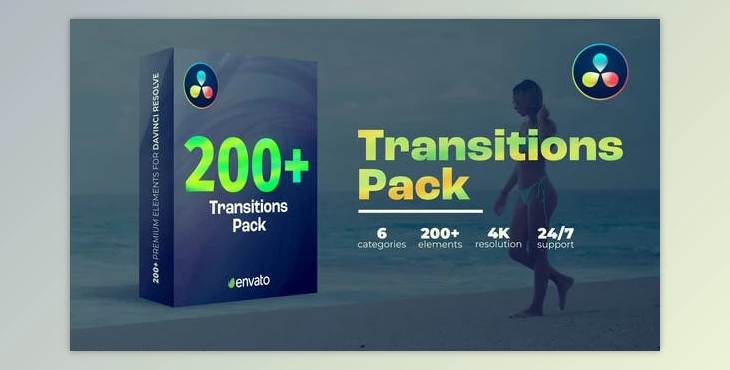 Download Transitions | DaVinci Resolve (Videohive 40292976)