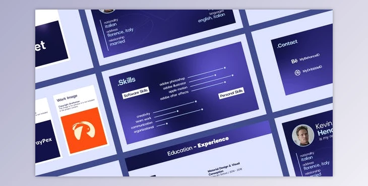 Download Resume – Portfolio (Videohive 44273719) - AE Project