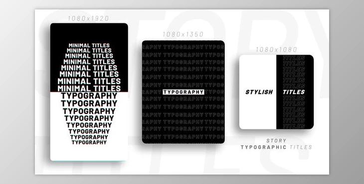 Download Instagram Typography Titles (Videohive 45529778) - AE Project