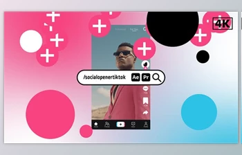 Download Social Opener <span class='badge badge-warning'>TikTok</span> (Videohive 45914372) - AE Project
