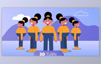 Download <span class='badge badge-warning'>Character</span> <span class='badge badge-warning'>Animation</span>: Simulating 3D Turns with Adobe After Effects