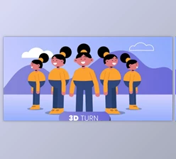 Download Character Animation: Simulating 3D Turns with Adobe After Effects