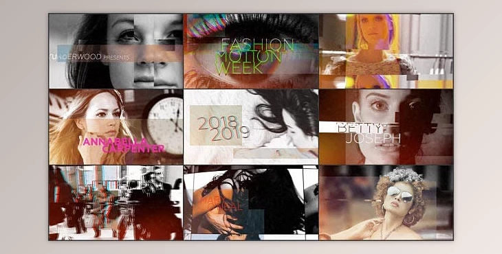 Download Glitch Fashion Motion Week (Videohive 21212988) - AE Project